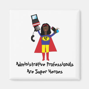 Aimant Super Hero Professionnel Administratif (Ami Africa