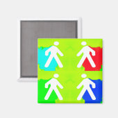 Aimant Super héros (Recto/Verso)