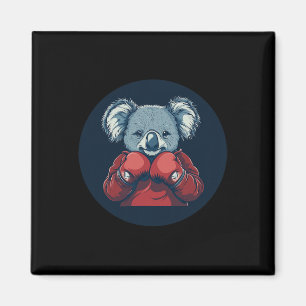 Aimant Super Koala Bear Boxeur Pour Une Vibe Knockout