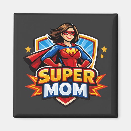 Aimant Super Maman (Devant)