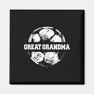 Aimant Super Mamie Footballeuse Incroyable Foot Drôle