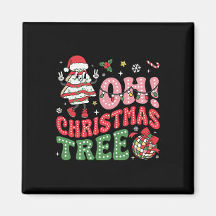 Aimant Super Oh Noël Arbre gâteaux Drôle Noël Gâteau de N