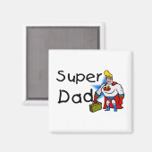 Aimant Super Papa (Affaires) (Recto/Verso)