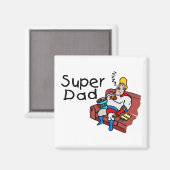 Aimant Super Papa (Dormir) (Recto/Verso)