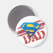 Aimant Super Papa Stripes (Recto/Verso)