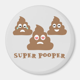 Aimant Super Pooper Emoji