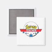 Aimant Super professeur, (Recto/Verso)