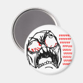 Aimant super rage face mème rofl (Recto/Verso)