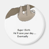 Aimant Super Sloth Hero (Devant)