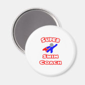 Aimant Super Swim Coach (Recto/Verso)