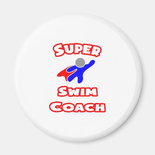 Aimant Super Swim Coach (Devant)