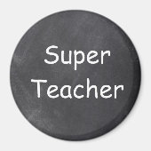 Aimant Super Teacher Chalkboard (Devant)