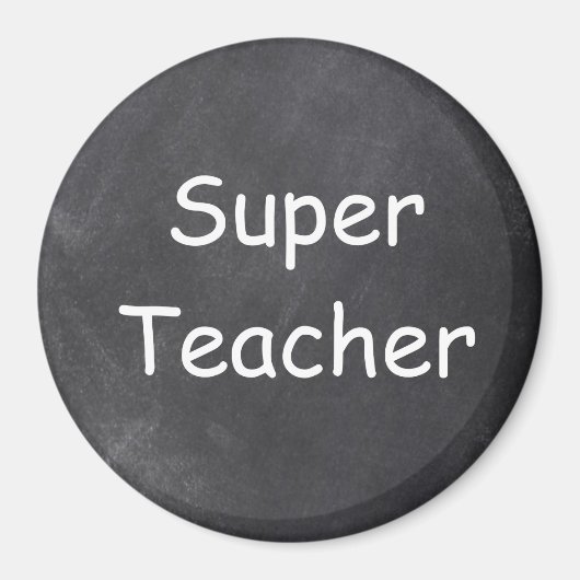 Aimant Super Teacher Chalkboard (Devant)