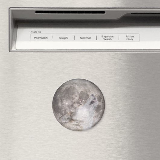 Aimant Super Wolf Moon (In Situ (Lave-vaisselle))