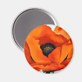 Aimant Superbe Georgia O'Keeffe Red Poppy (Recto/Verso)