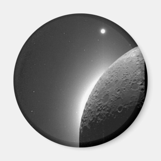 Aimant Superbe image de la NASA, la Lune éclairée par la (Devant)