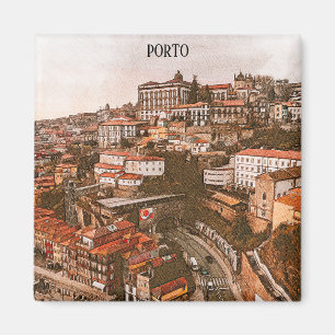 Aimant Superbe Porto Portugal Architecture Vue Ville