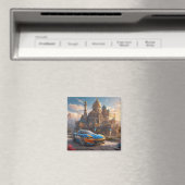 Aimant Supercar cool beau monastère (In Situ (Lave-vaisselle))