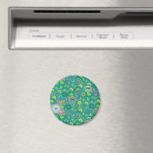 Aimant Supergirl Circle Motif vert (In Situ (Lave-vaisselle))