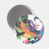 Aimant Supergirl Color Splash Swils 4 (Recto/Verso)