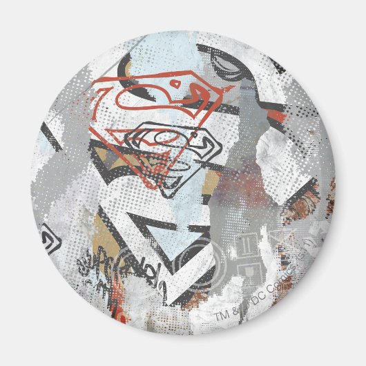 Aimant Supergirl Comic Capteurs Motif 1 (Devant)