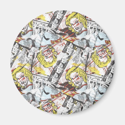 Aimant Supergirl Comic Capteurs Motif 2 (Devant)