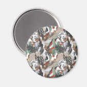 Aimant Supergirl Comic Capteurs Motif 6 (Recto/Verso)