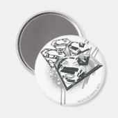 Aimant Supergirl Gardez-le frais 1 (Recto/Verso)