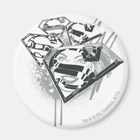 Aimant Supergirl Gardez-le frais 1 (Devant)