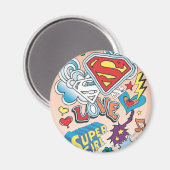 Aimant Supergirl Love (Recto/Verso)