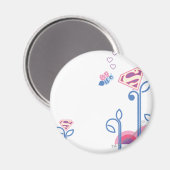 Aimant Supergirl love bee (Recto/Verso)