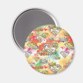 Aimant Supergirl Motif de la Couronne (Recto/Verso)