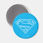 Aimant Supergirl Outline S-Shield (Recto/Verso)