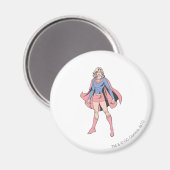 Aimant Supergirl Pose 3 (Recto/Verso)