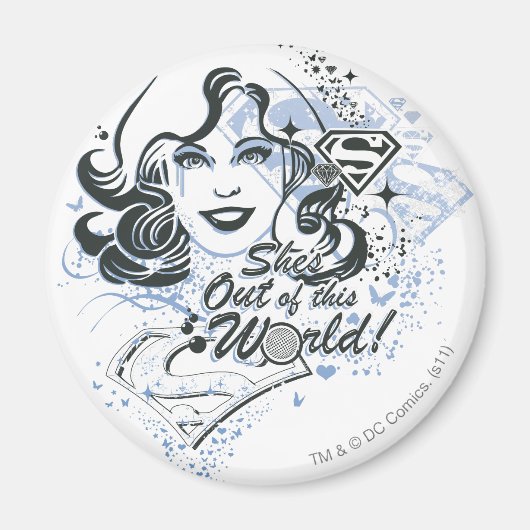 Aimant Supergirl She's Out of this World ! (Devant)