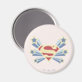 Aimant Supergirl Stars S-Shield (Recto/Verso)