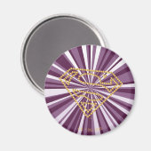 Aimant Supergirl Studded S-Shield (Recto/Verso)