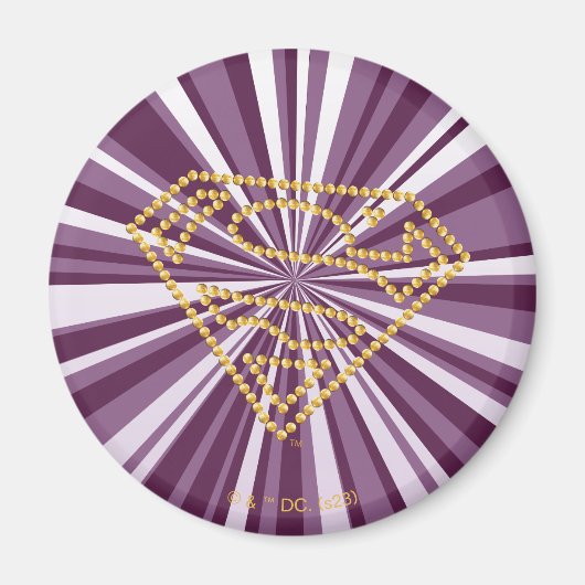 Aimant Supergirl Studded S-Shield (Devant)