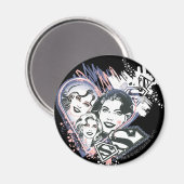 Aimant Supergirl Visage Collage (Recto/Verso)