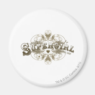 Aimant Supergirl What's a Girl to Do Brown