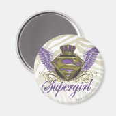 Aimant Supergirl Zebra Print (Recto/Verso)