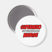 Aimant Superhero...infirmière (Recto/Verso)