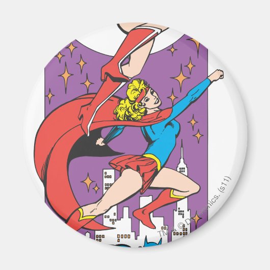 Aimant Superhéroïnes en action (Devant)