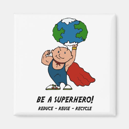 Aimant superhéros (Devant)