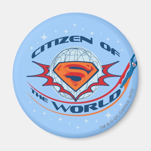 Aimant Superman Citoyen du Monde (Devant)