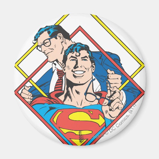 Aimant Superman/Clark Kent (Devant)