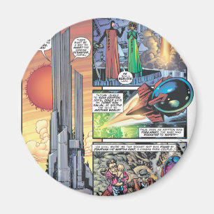 Aimant Superman Comic Panel - Clark's Origins