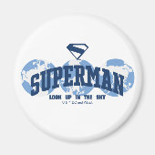 Aimant Superman dans le monde (Devant)