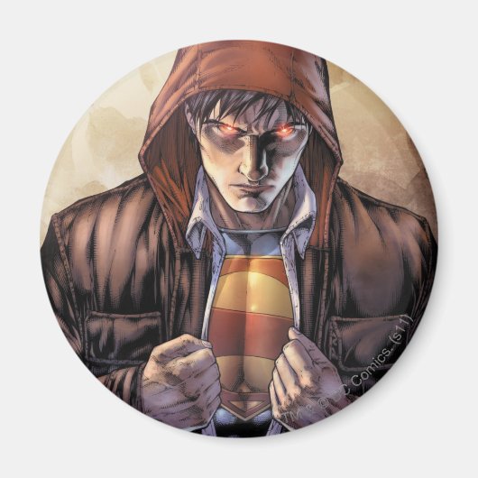 Aimant Superman Earth Cover - Couleur (Devant)