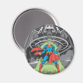 Aimant Superman exposé à la kryptonite (Recto/Verso)